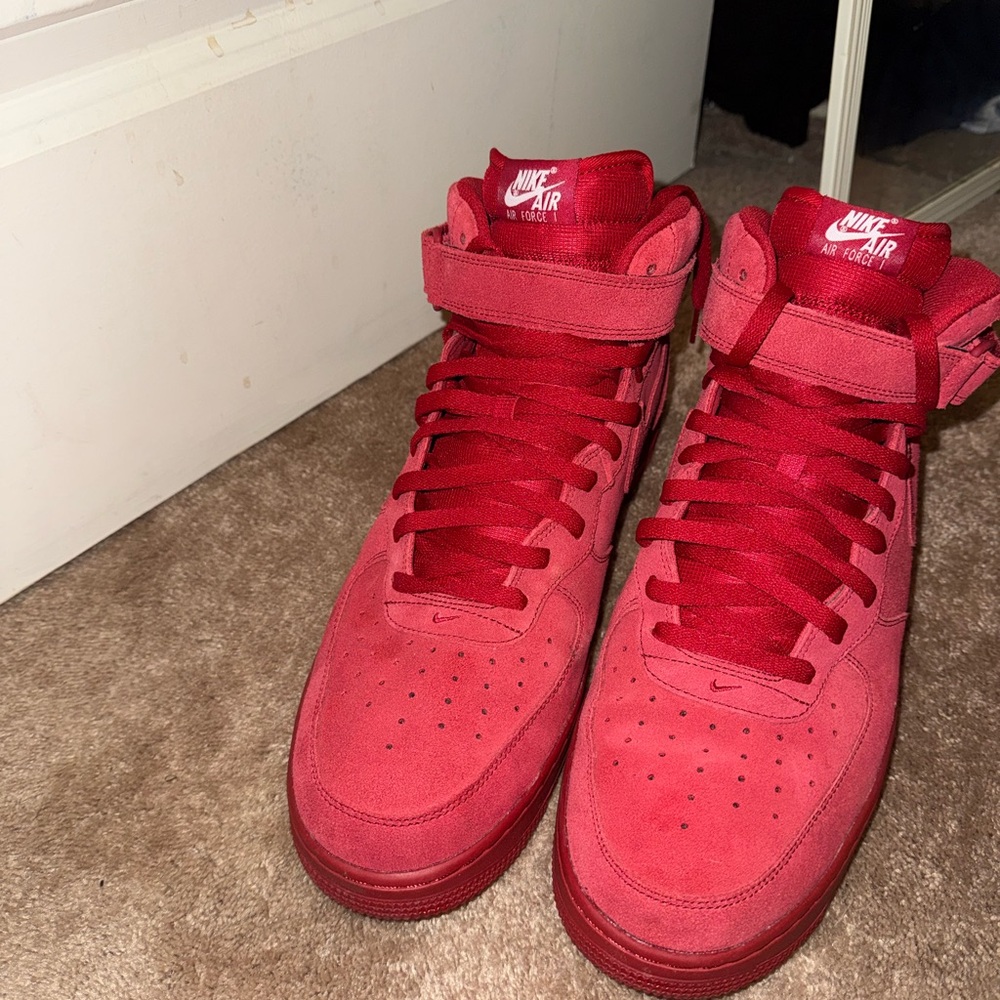 Nike Red Athletic Shoes